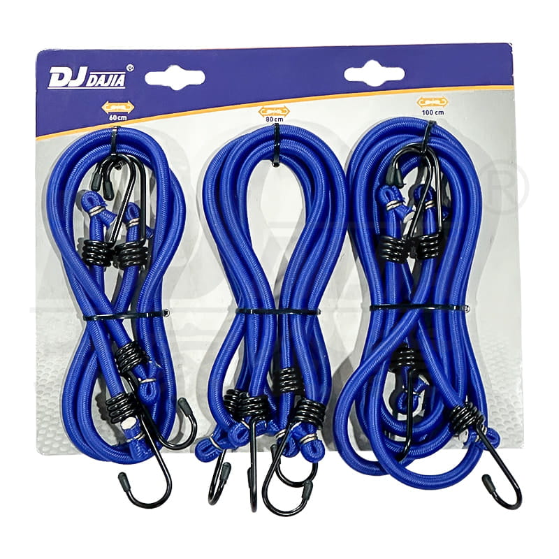 Tali bungee bungee 12mm tali bungee yang kuat dengan kait baja berlapis seng